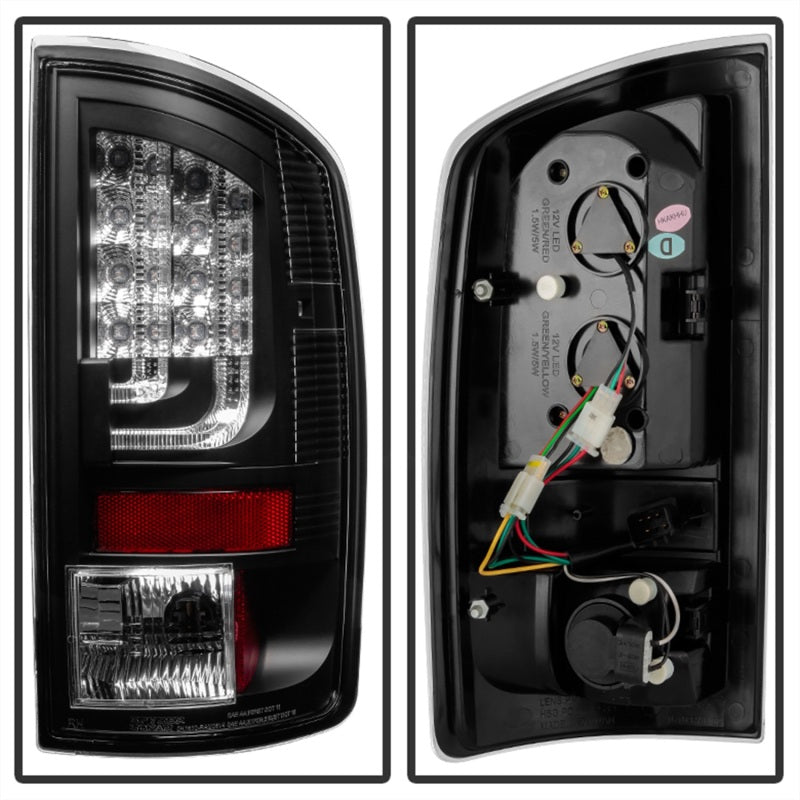 Spyder Dodge Ram 02-06 1500 Version 2 LED Tail Light - Black ALT-YD-DRAM02V2-LED-BK 5081810