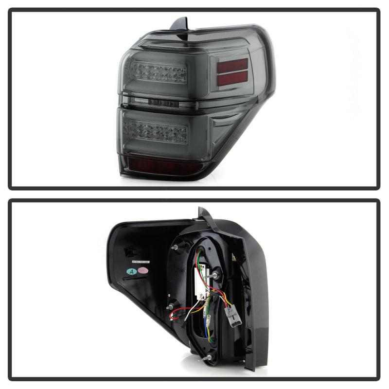 Spyder Toyota 4Runner 10-14 LED Tail Lights - Sequential Turn Signal - Smoke ALT-YD-T4R10-SEQ-SM 5087829