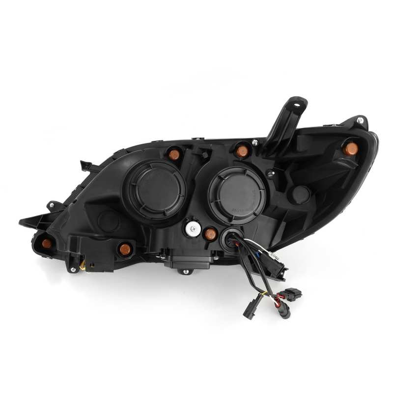 AlphaRex 11-21 Toyota Sienna LUXX LED Proj Headlights Plank Style Alpha Black w/Seq Signal/DRL 880767 *Discontinued