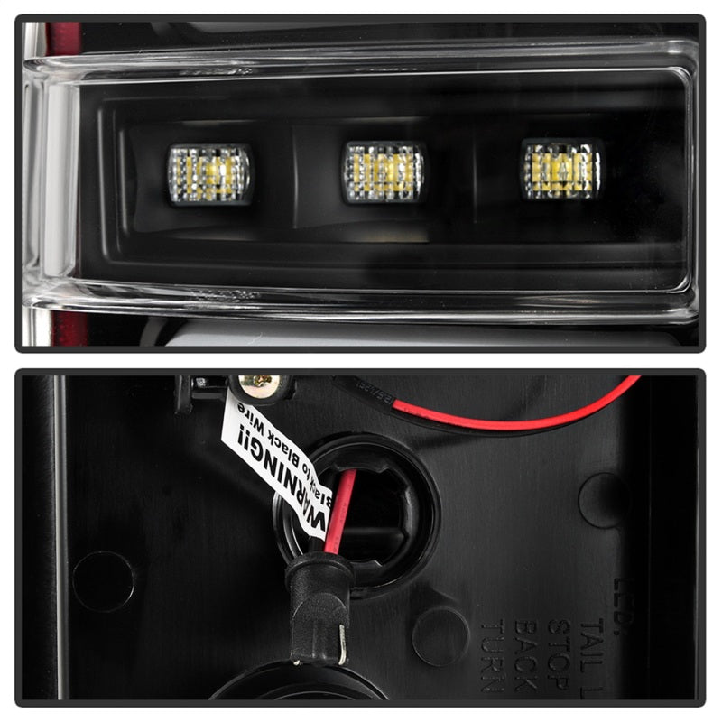 Spyder 16-17 Toyota Tacoma LED Tail Lights - Black (ALT-YD-TT16-LED-BK) 5085733