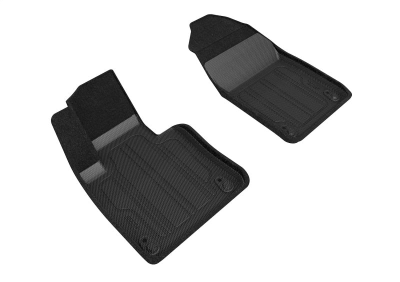 3D MAXpider 18-21 Volvo XC60 Elegant Hybrid 1st Row Floormat - Black SLVV02514709