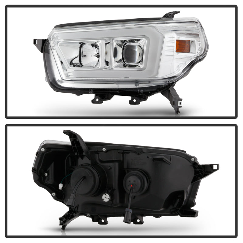 Spyder Signature Toyota 4Runner 10-13 Projector Headlights - Chrome (PRO-YD-T4R10SI-C) 5087461