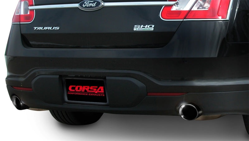 Corsa Performance 10-13 Ford Taurus SHO 3.5L V6 Turbo Sport Cat-Back Exhaust w/ Dual 4in