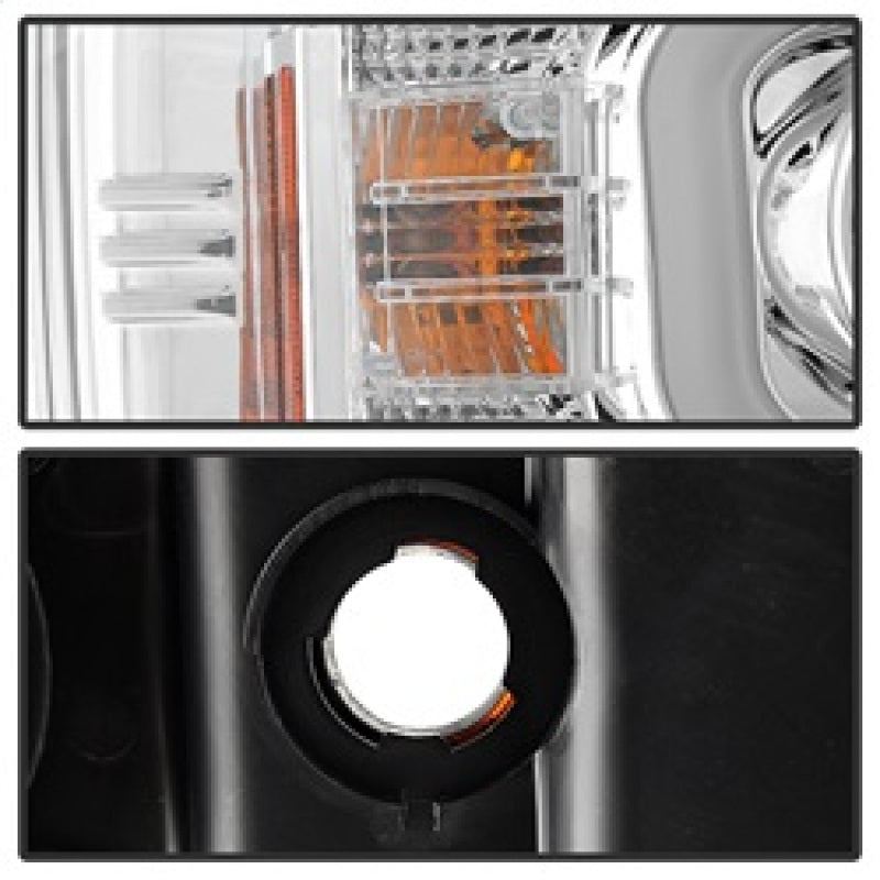 Spyder Chevy Silverado 2014-16 2500 HD Projector Headlights Light Bar DRL Chrm PRO-YD-CSHD14-LBDRL-C 5081049