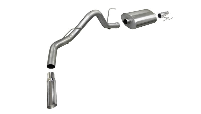 Corsa Performance 11-13 Ford F-150 EcoBoost 3.5L V6 Polished Sport Cat-Back Exhaust