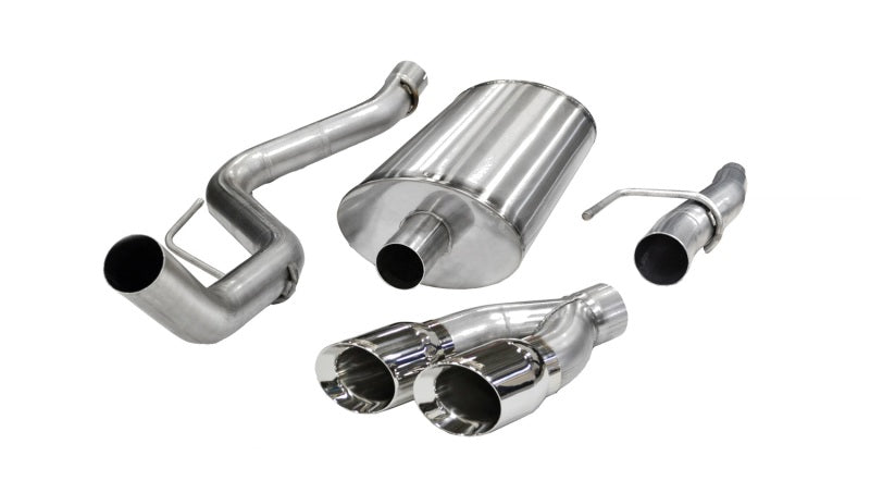 Corsa Performance 11-13 Ford F-150 5.0L V8 Polished Sport Cat-Back Exhaust
