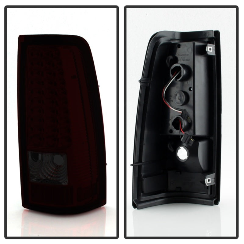 SPYDER Xtune Chevy Silverado 1500/2500/3500 99-02 LED Tail Lights Red Smoke ALT-ON-CS99-LED-RS 5011763