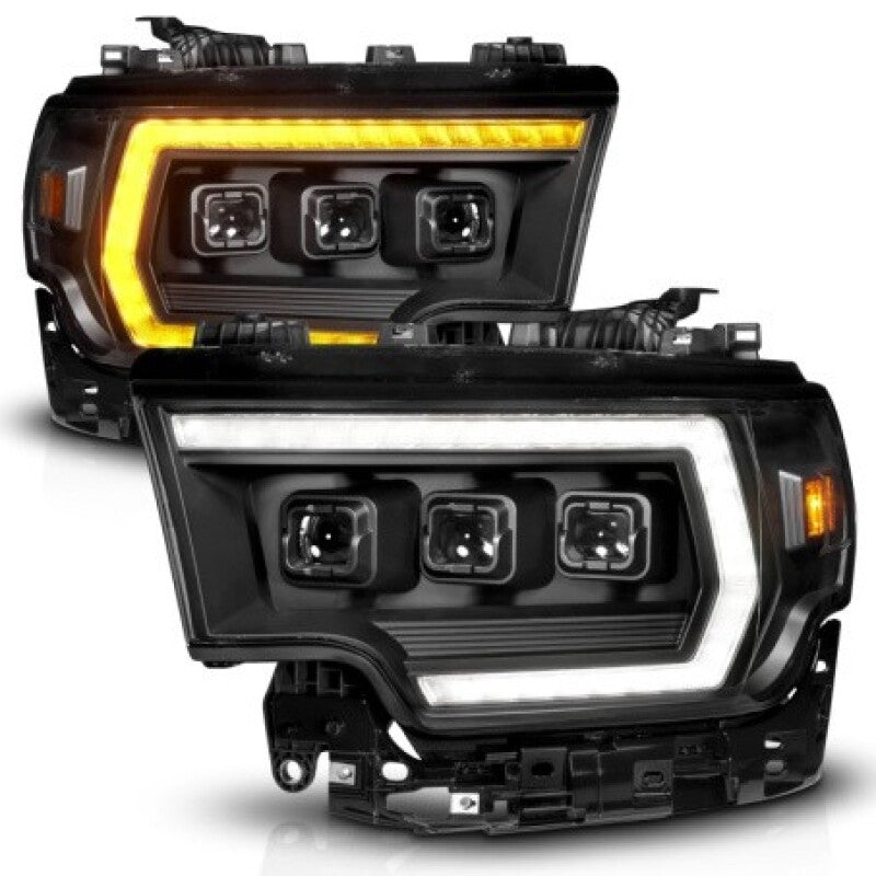 ANZO 19-24 RAM 2500/3500 Z-Series Full LED Proj Headlights DRL/Init/SeqSig - Driver Side ONLY 111601X-L