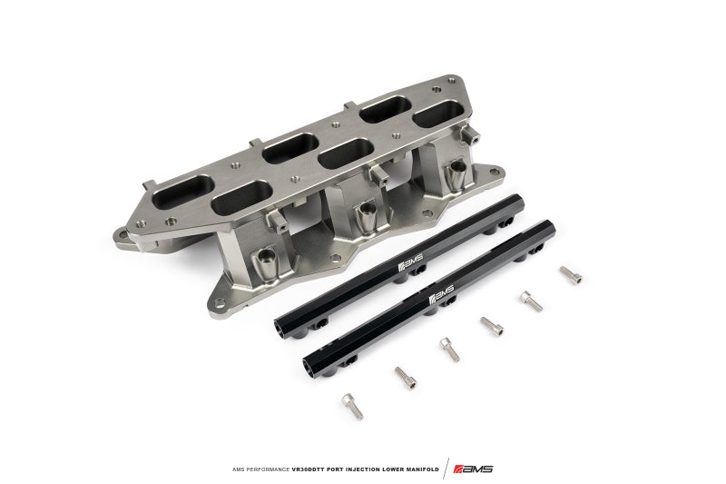 AMS Performance 2023+ Nissan Z Port Injection Lower Manifold - Gunmetal AMS.47.08.0001-2