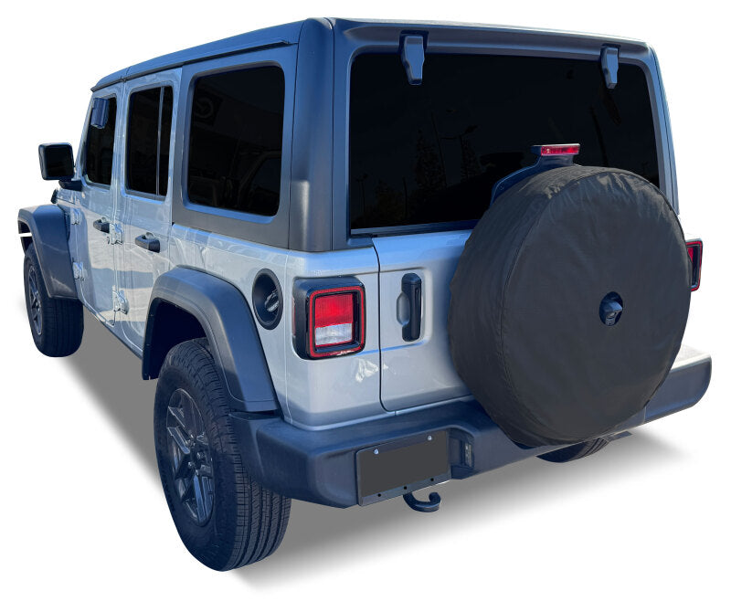 Covercraft Heavy Duty Spare Tire Cover w/ Back Up Camera Opening - 26.5in - 29in x 6in - 8.75in Tire ST1101BK