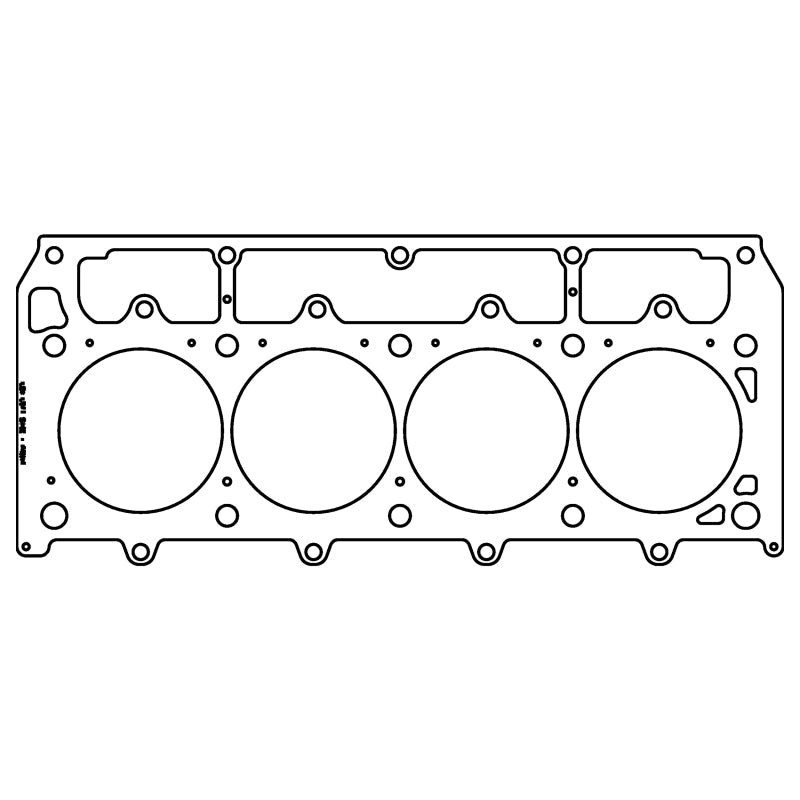 Cometic Gasket Cometic GM LSX Gen-4 Small Block V8 .052in MLX Cyl Head Gskt-4.165in Bore-1/2in and 3/8in Studs-LHS C15502-052