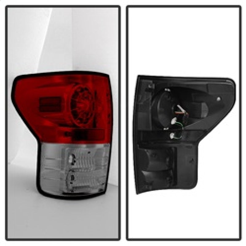 Spyder Toyota Tundra 07-13 LED Tail lights Red Clear ALT-YD-TTU07-LED-RC 5029607