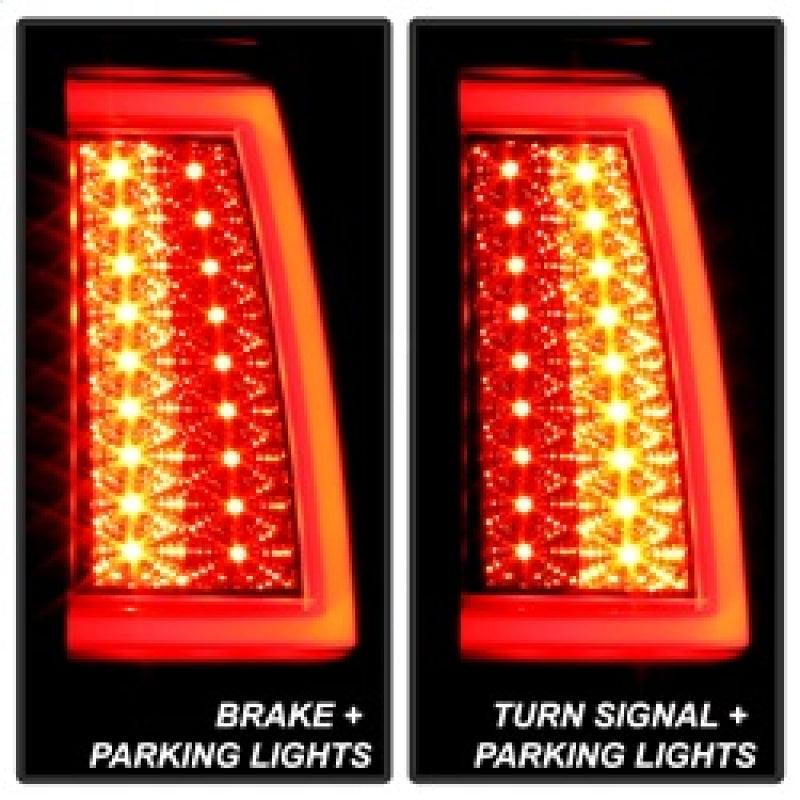 Spyder 03-06  Chevy Silverado (Does Not Fit Stepside) Version 2 LED Tail Lights - Black Smoke 5083272