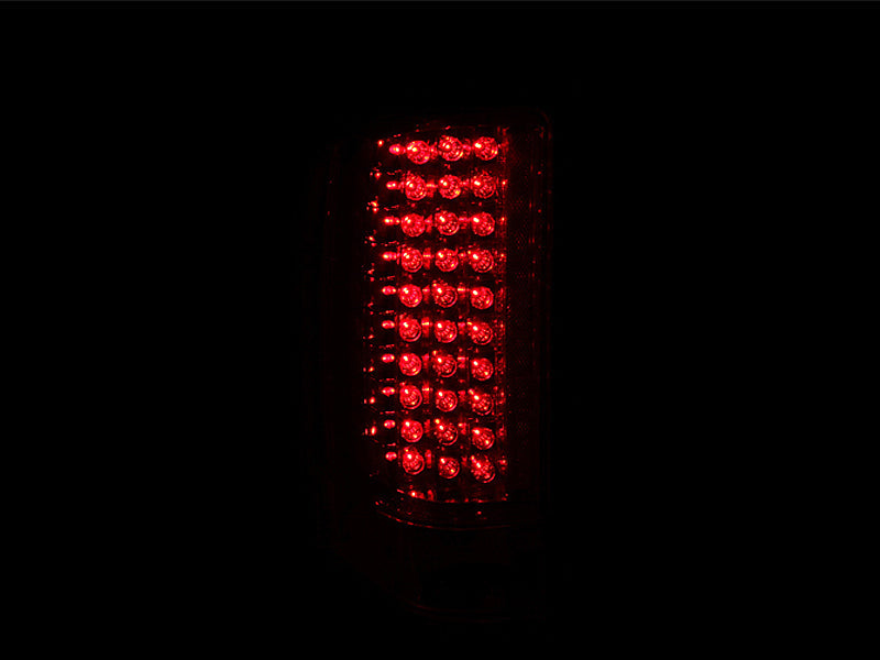 Anzo 2007-2013 Chevrolet Silverado 1500 LED Taillights Red/Clear