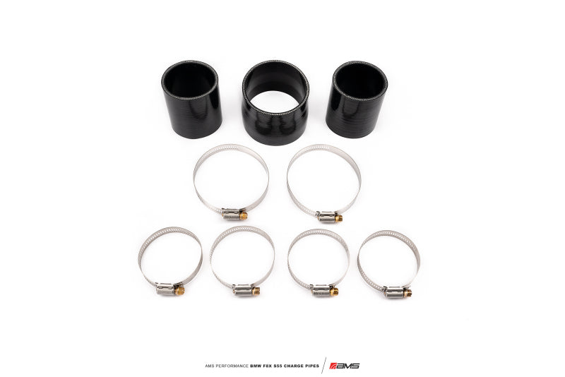 AMS Performance 15-18 BMW M3 / 15-20 BMW M4 w/ S55 3.0L Turbo Engine Charge Pipes AMS.39.09.0001-1