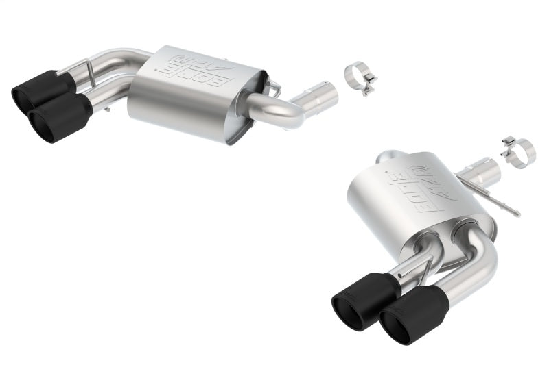 Borla 16-18 Chevy Camaro V8 SS AT/MT ATAK Rear Section Exhaust w/o Dual Mode Valves Ceramic Black 11921CB
