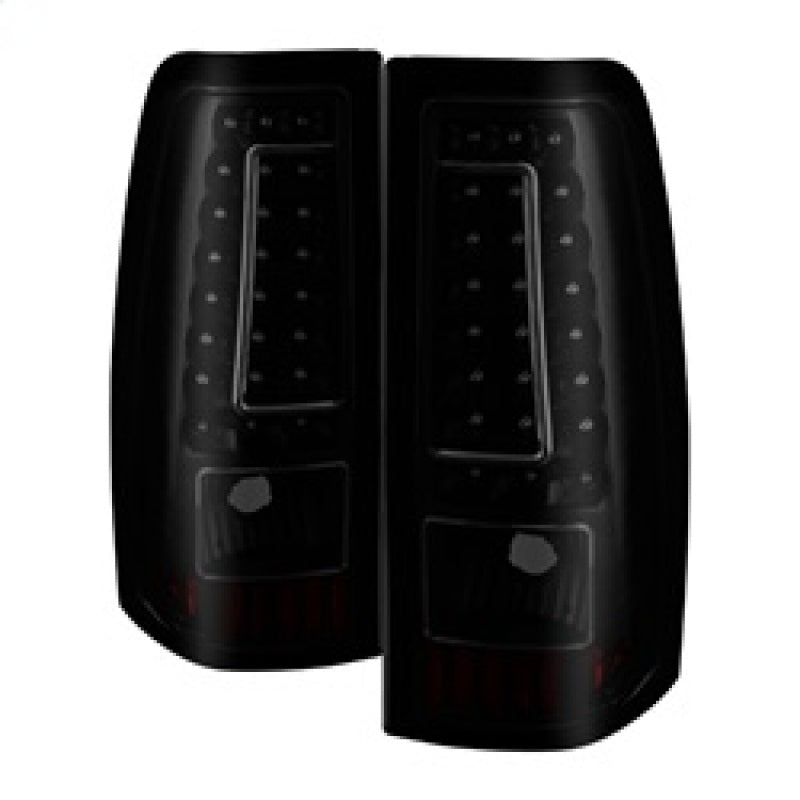SPYDER xTune 99-02 Chevy Silverado 1500/2500/3500 V2 LED Tail Lights - Black Smoke (ALT-ON-CS99-G2-LED-BSM) 9038471