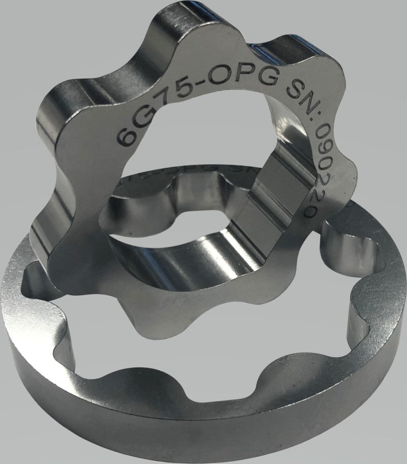 Boundary Mitsubishi 6G75 V6 Engine 3.8L High Flow Billet Oil Pump Gear MartenWear Treated 6G75-OPG-M
