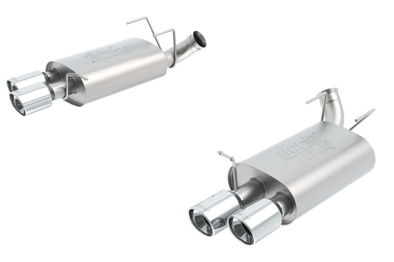 Borla 13-14 Mustang Shelby GT500 GT 5.8L V8 RWD Dual Split Rear Exit ATAK Exhaust Rear Section Only 11831