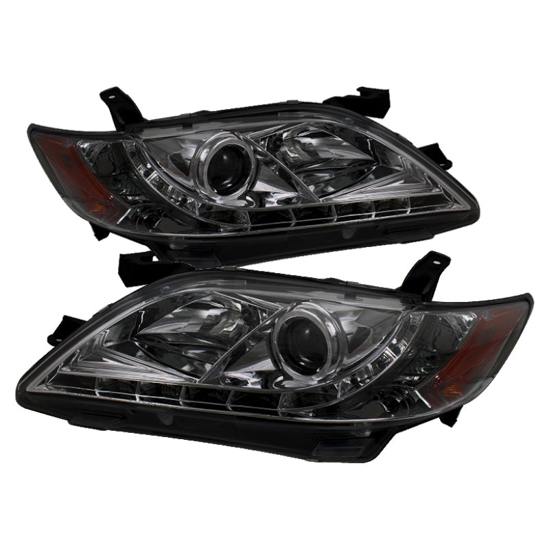 Spyder Toyota Camry 07-09 Projector Headlights DRL Smoke High H1 Low H7 PRO-YD-TCAM07-DRL-SM 5039439