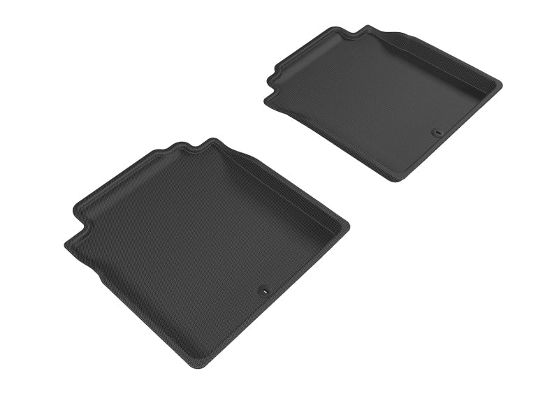 3D MAXpider 2017-2019 Genesis G90 Kagu 2nd Row Floormats - Black L1GS00021509
