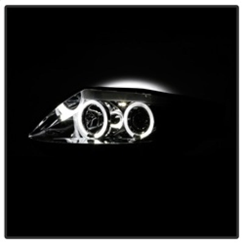 Spyder BMW Z4 03-08 Projector Headlights Halogen Model Only - LED Halo Chrome PRO-YD-BMWZ403-HL-C 5029089