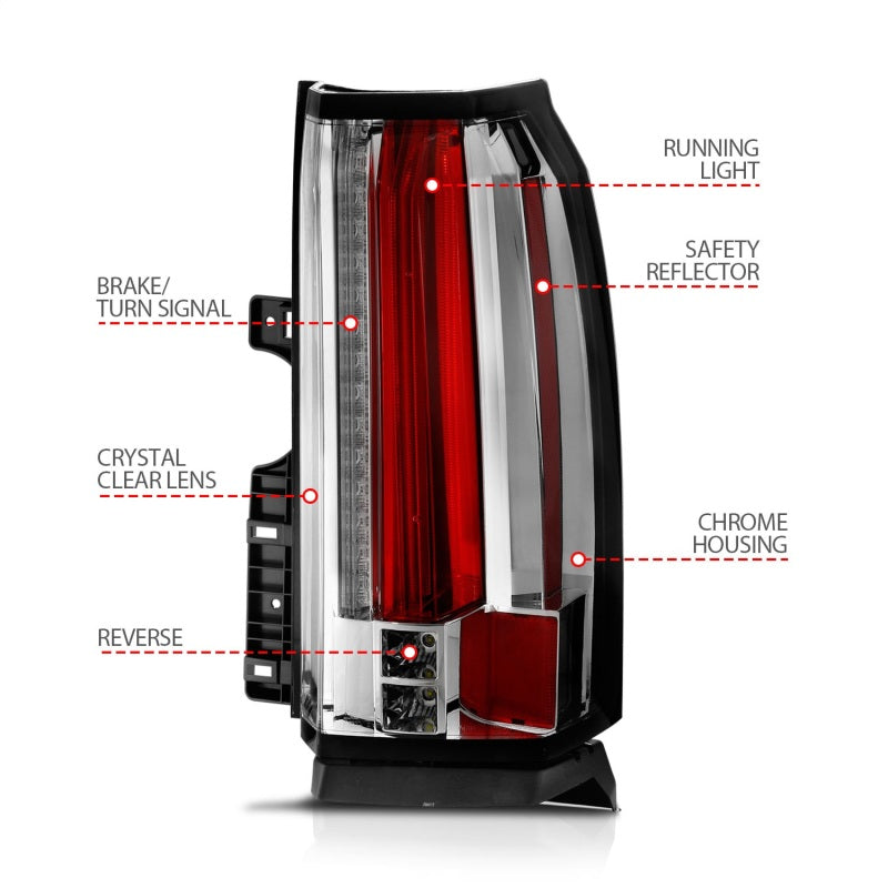 Anzo LED TL Tahoe /Sub Chrome