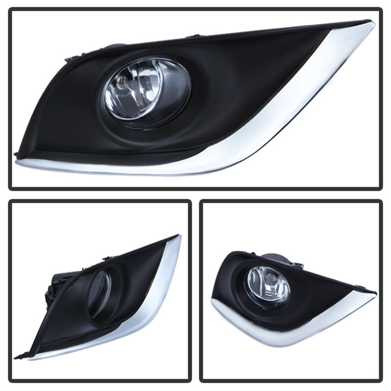 Spyder Nissan versa 2015+ OEM Fog Lights w/Switch Clear FL-NV2015-C 5080240