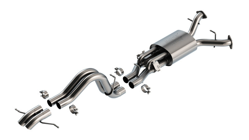 Borla 22-24 Ford Bronco Raptor V6 Turbo AT 2WD / 4WD ATAK Catback Exhaust w/ Turndown Tips 140935