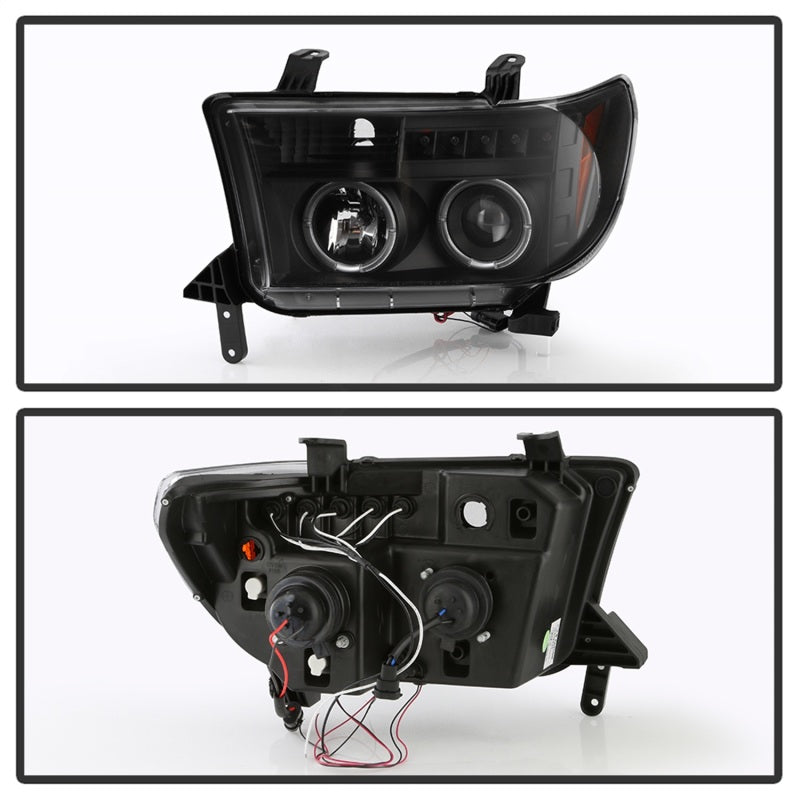 Spyder Signature Toyota Tundra 07-13 / Sequoia 08-13 Projector Headlights - (PRO-YD-TTU07-HL-BKV2) 5086044