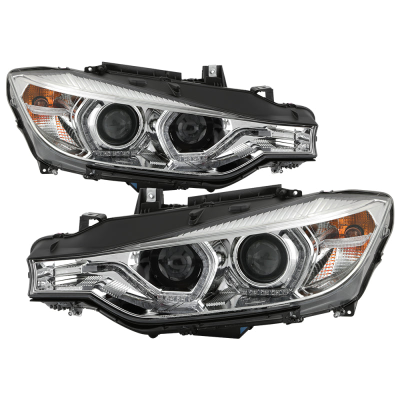 Spyder Signature BMW F30 3 Series 12-14 4DR Projector Headlights - Chrome (PRO-YD-BMWF3012-AFSHID-C) 5086822