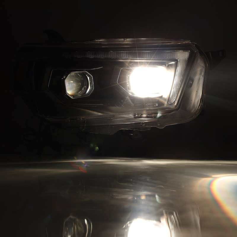 AlphaRex 10-13 Toyota 4Runner PRO-Series Projector Headlights Plank Style Black w/Seq Signal/DRL 880755 *Discontinued