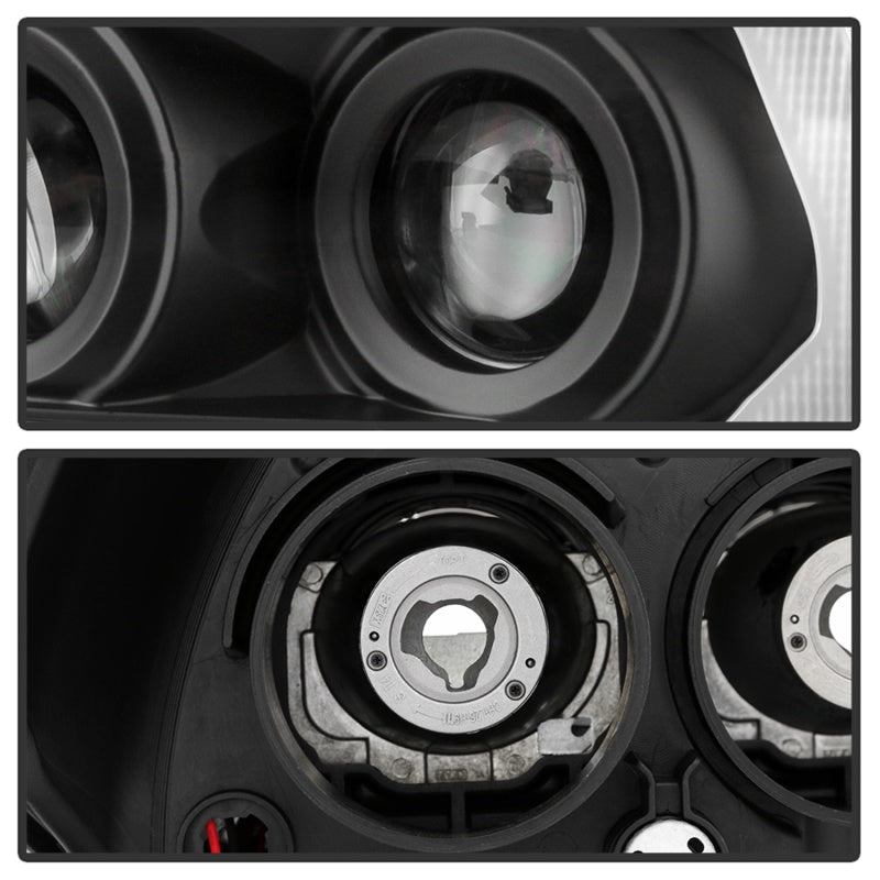 Spyder 16-18 Toyota Tacoma Projector Headlights - Seq LED Turn - Black - PRO-YD-TT16-LB-BK 5085818