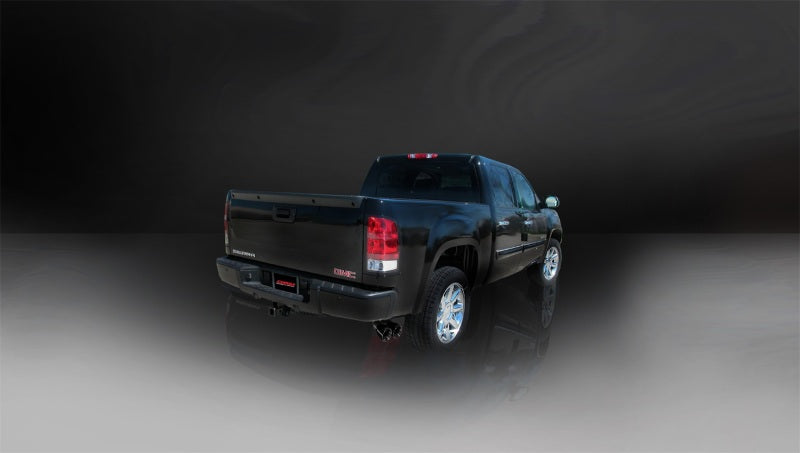 Corsa 09-09 Chevrolet Silverado Crew Cab/Short Bed 1500 4.8L V8 Black Sport Cat-Back Exhaust 14904BLK