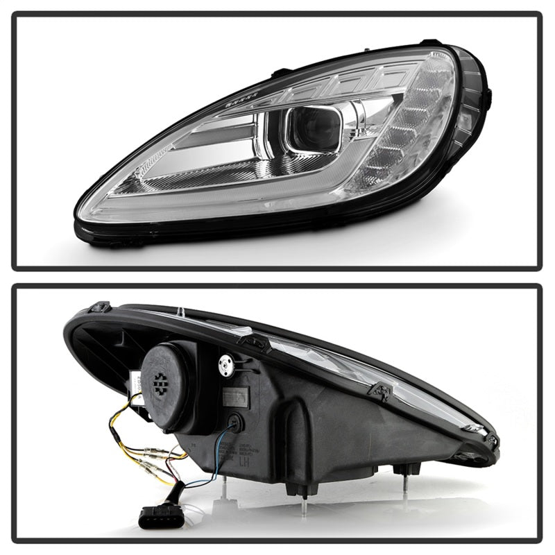 SPYDER Apex Series 05-13 Chevrolet C6 Corvette Hi Powered LED Module Headlights 5087942