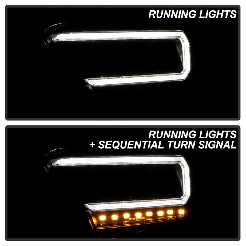 Spyder 16-20 Toyota Tacoma LED Model Only High-Power LED Headlights - Black PRO-YD-TT16LEDAP-BK 5088390