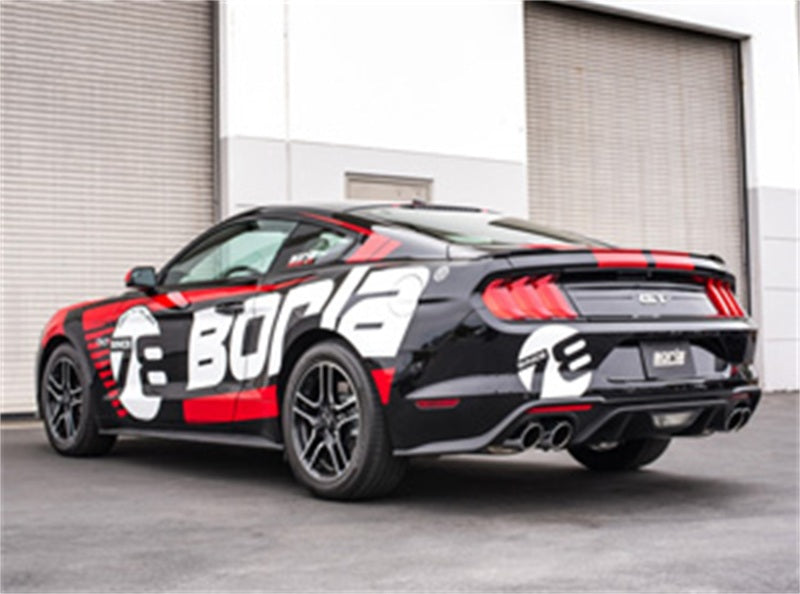 Borla 2018 Ford Mustang GT 5.0L AT/MT 2.5in S-Type Exhaust w/ Valves (Rear Section Only) 11951