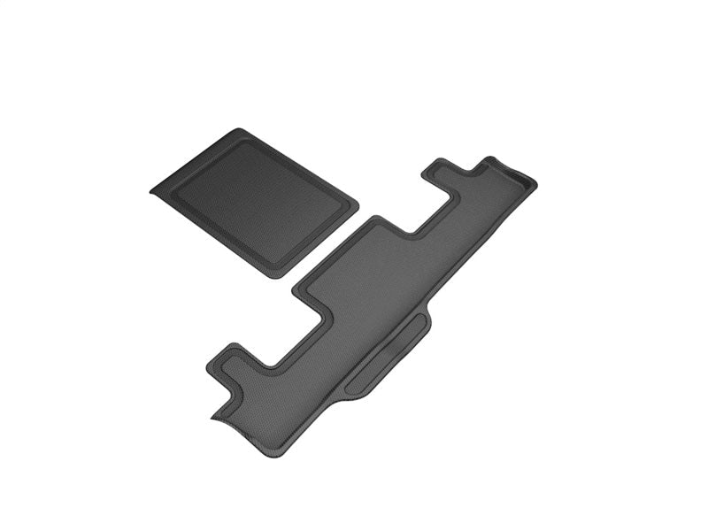3D MAXpider 2021 Chevrolet Tahoe / GMC Yukon 7-Seats Kagu 3rd Row Floormats - Black L1CH09331509