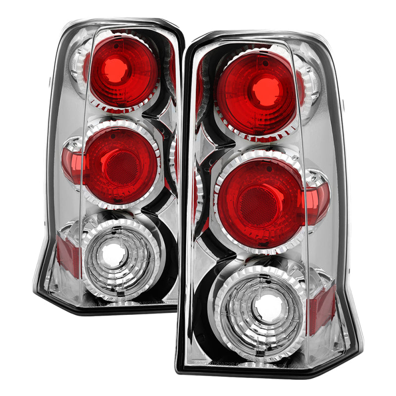 Spyder Cadillac Escalade SUV (Not EXT)02-06 Euro Style Tail Lights Chrome ALT-YD-CE02-C 5001603