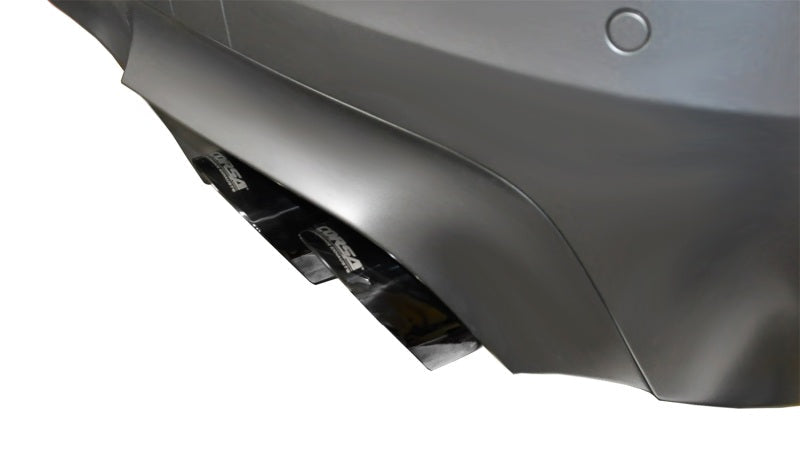 Corsa 12-13 BMW M5 F10 Black Sport Axle-Back Exhaust 14934BLK