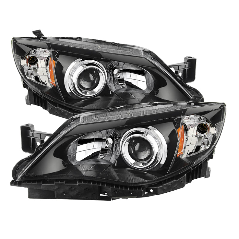 SPYDER Xtune Subaru Impreza Wrx 08-14 Halogen Models Only Headlights Black HD-JH-SI08-AM-BK 9028281