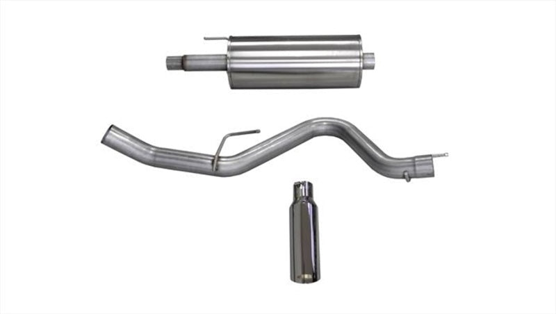 Corsa Performance 15-17 Ford F-150 5.0L V8 Cat-Back Single Side Exit w/ 4.0in Polished