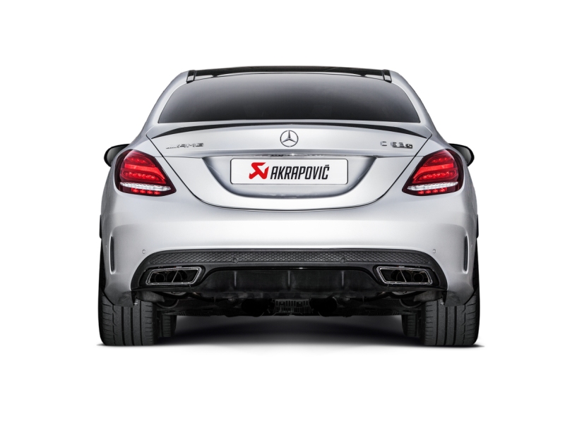 Akrapovic 15-17 AMG C63 Estate Evolution Line Cat Back (Titanium) w/ Carbon Tips (Req. Link Pipe) MTP-ME/T/2H/1