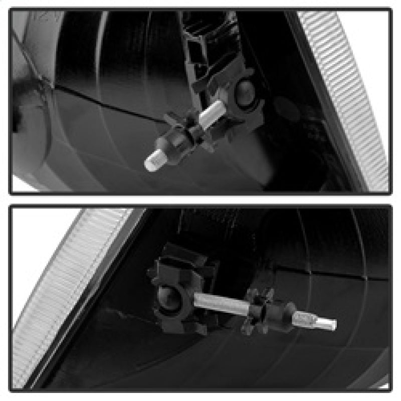 SPYDER Xtune Ford Ranger 93-97 Crystal Headlights w/ Corner Lights 4pcs Sets Black HD-JH-FR93-SET-BK 9029363