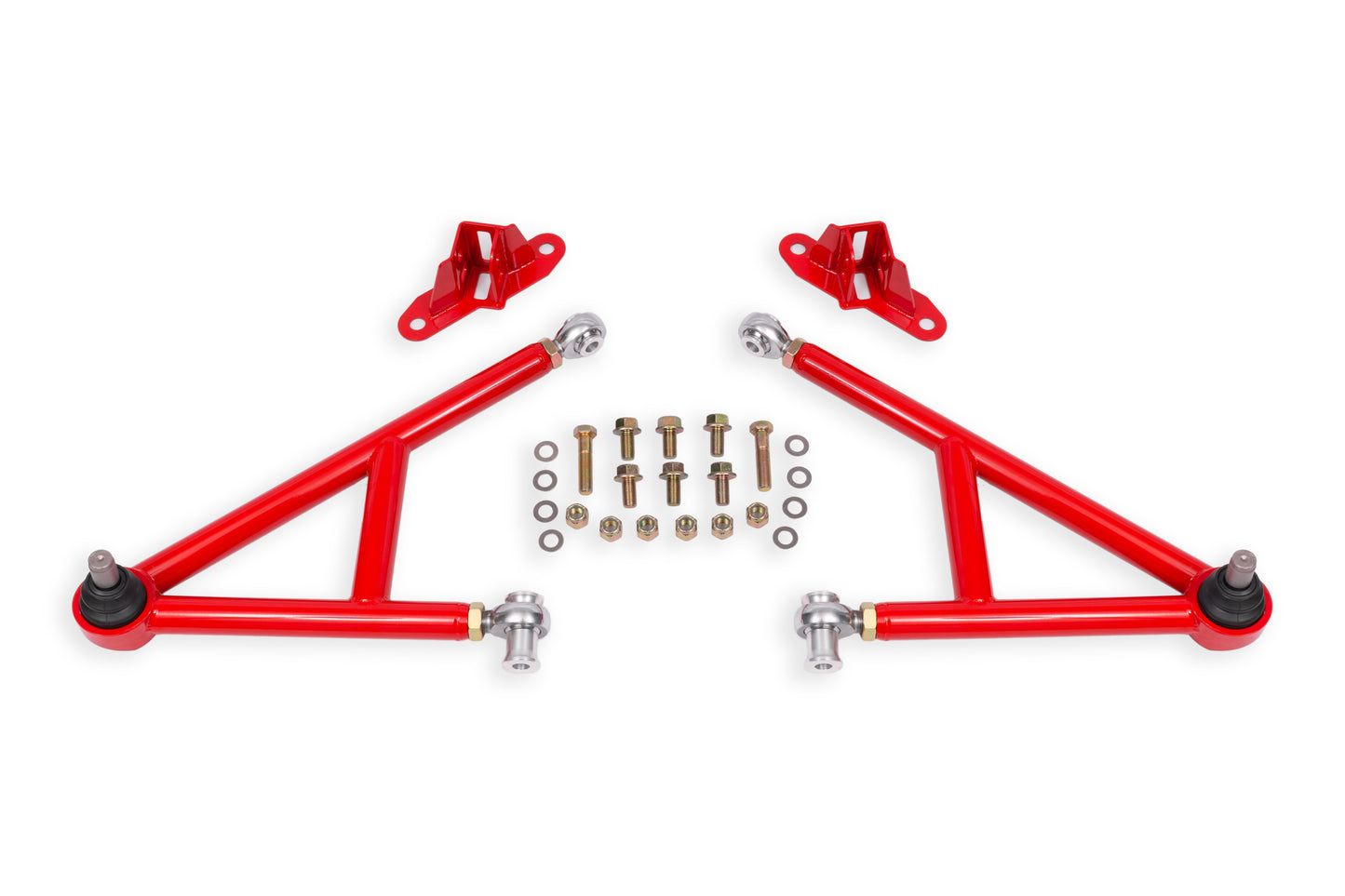 BMR Suspension BMR 11-14 Ford Mustang Lower A-Arm Kit - Red AA758R