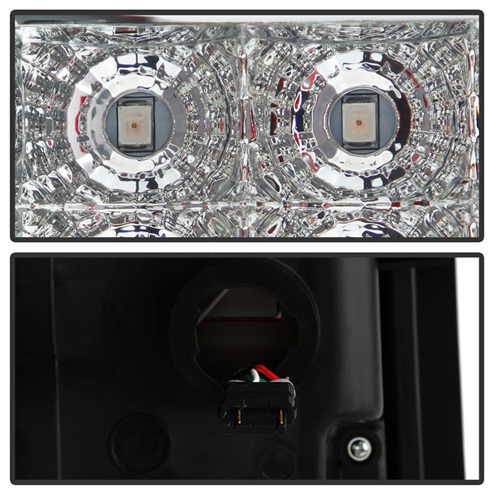 SPYDER xTune 07-13 Chevrolet Silverado 1500/3500 Full LED Tail Lights - Black (ALT-CH-CSIL07-FLED-BK) 9951480