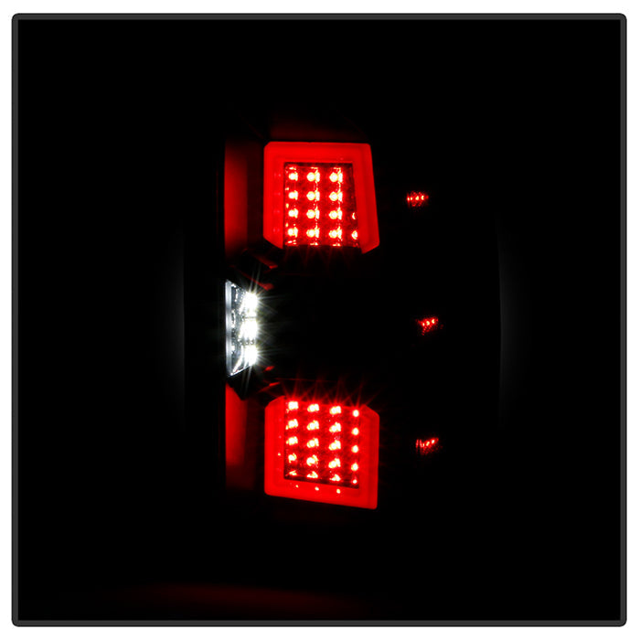 SPYDER xTune 07-13 Chevrolet Silverado 1500/3500 Full LED Tail Lights - Black (ALT-CH-CSIL07-FLED-BK) 9951480