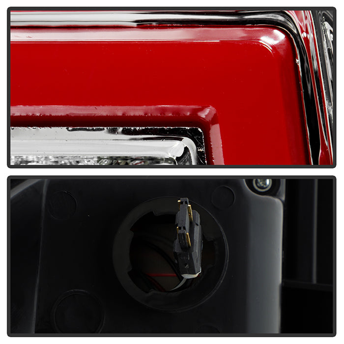 SPYDER xTune 07-13 Chevrolet Silverado 1500/3500 Full LED Tail Lights - Chrome (ALT-CH-CSIL07-FLED-C) 9951473