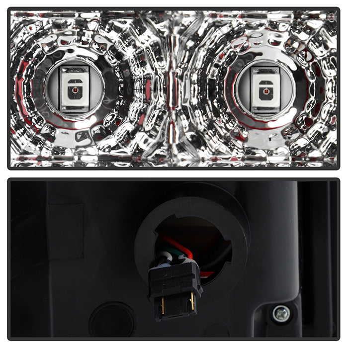SPYDER xTune 07-13 Chevrolet Silverado 1500/3500 Full LED Tail Lights - Chrome (ALT-CH-CSIL07-FLED-C) 9951473