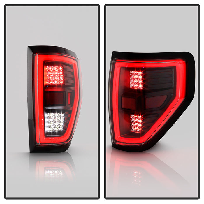 SPYDER xTune 09-14 Ford F150 Full LED Tail Lights - Black (ALT-CH-FF15009-LED-BK) 9951503